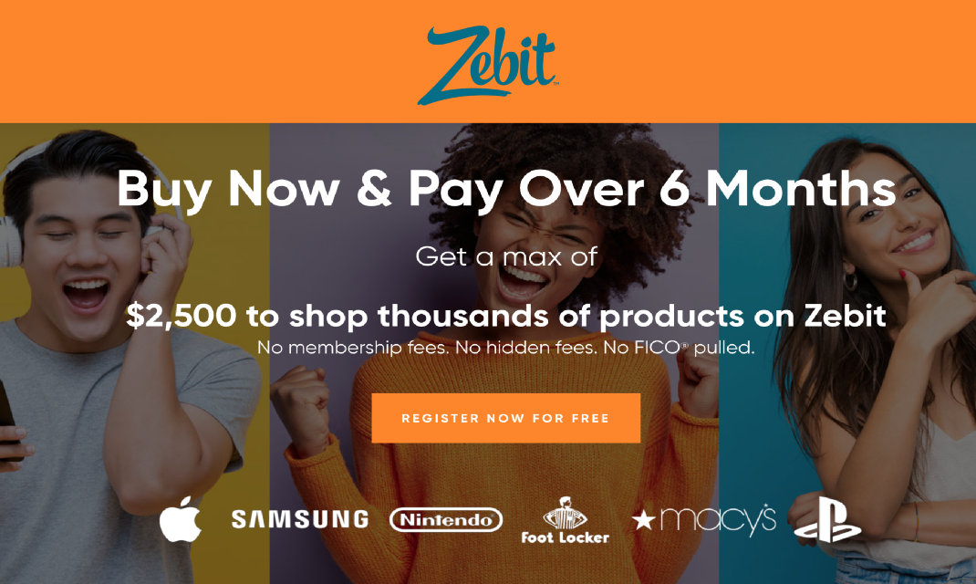 Zebit Make Purchases Now and Pay Over Time My Credit Card Guru